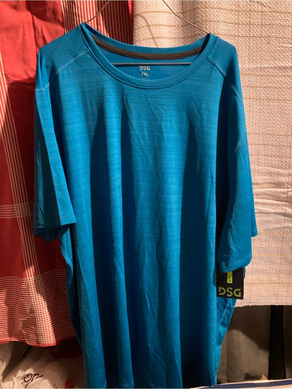 DSG Men’s Teal Blue Short-Sleeve Athletic Tee XXL